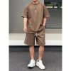 HBJWOV Leisure Sports Set Round Neck Loose Set