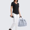 Womens Pima Cotton V Neck T-Shirt Short Sleeve Casual Workout Shirts Soft Summer Basic Tee Tops