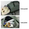 35L Gym Bag Yoga Fitness Duffel Backpack for Men Women Sport Bags with Shoes Pack Outdoor Camping Rucksack Travel Luggage