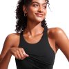 Racerback Tankini Tops for Women High Neck Modest Bathing Swim Suits Sporty Tank Only No Bottom