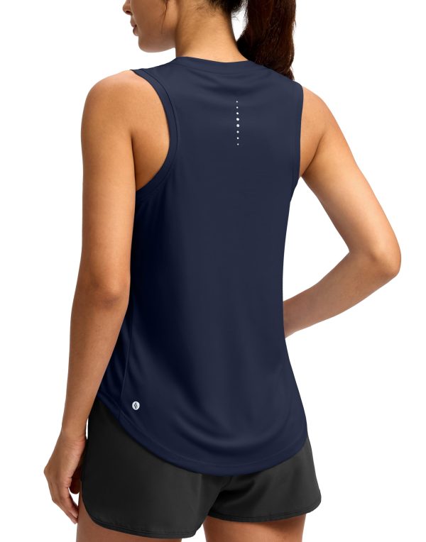 Women's Sleeveless Workout Tops Lightweight Tennis Yoga Athletic Running Shirts Racerback Tank Tops for Women