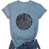 Funny Graphic Women Skinny Pine Tree Shirt Summer Hiking Camping Athletic Tees Nature Casual Comfy Clothes