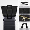 Multifunctional Gym Bag for Women, Black with USB Charging Port, 40L Waterproof Duffel Bag for Travel, Gym, Yoga, Weekender,