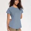 Workout Tops for Women Loose Fit Breathable Activewear Cool Quick Dry Gym Athletic Tee Top