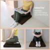 Meditation Cushion - Floor Pillow for Adults - Floor Seating & Meditation Pillow - Yoga Bolster with Washable Cover - High