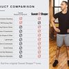 Men's Sauna Suit Shirt Athletic Tee, Short Sleeve Compression T-Shirt, Performance Baselayer Workout Shirt