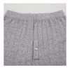 Men Knitted Cashmere Blending Pants Double Layer Thickening High Elastic Warmth Wool Leggings