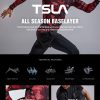 Men's UPF 50+ Mock Long Sleeve Compression Shirts, Athletic Workout Shirt, Base Layer for Water Sports