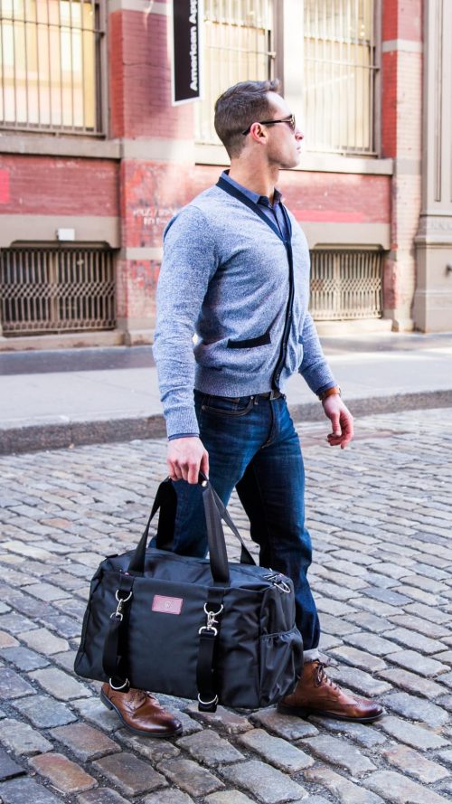 Gym Duffel Bag for Men or Women – Bag with Shoe, Laptop & Wet Compartment - Perfect Sports or Workout Shoulder Bag with Multiple